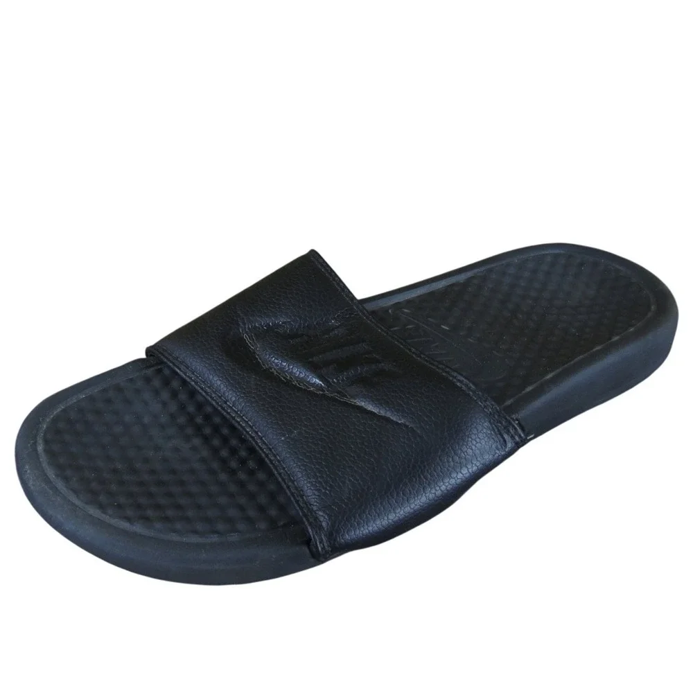 Nike Sandals Benassi Men's Black Slide‎ Size 8 M Slide Comfort